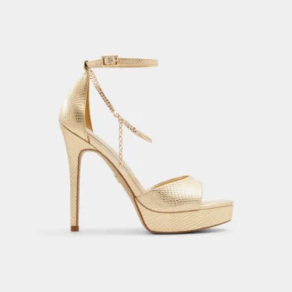 Afumeth Riemchensandale mit Absatz, Stiletto-Plateau