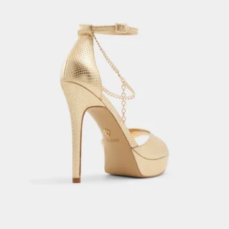 Afumeth Riemchensandale mit Absatz, Stiletto-Plateau
