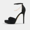 Afumeth Riemchensandale mit Absatz, Stiletto-Plateau