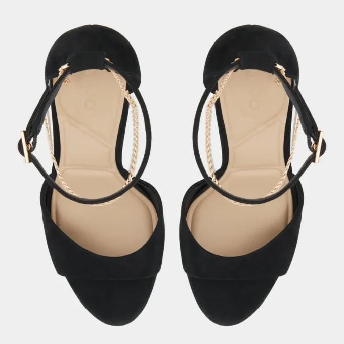 Afumeth Riemchensandale mit Absatz, Stiletto-Plateau