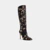 Alabrenda Kniestiefel mit Stilettoabsatz