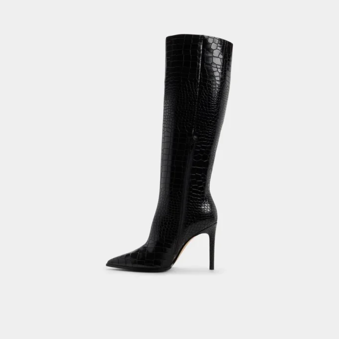 Alabrenda Kniestiefel, Stiletto-Absatz