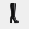 Albie-wc Kniestiefel, Weite Waden