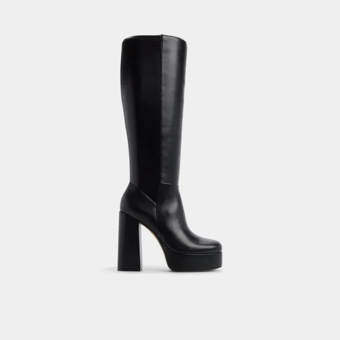 Albie-wc Kniestiefel, Weite Waden