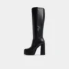 Albie-wc Kniestiefel, Weite Waden