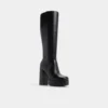 Albie-wc Kniestiefel, Weite Waden