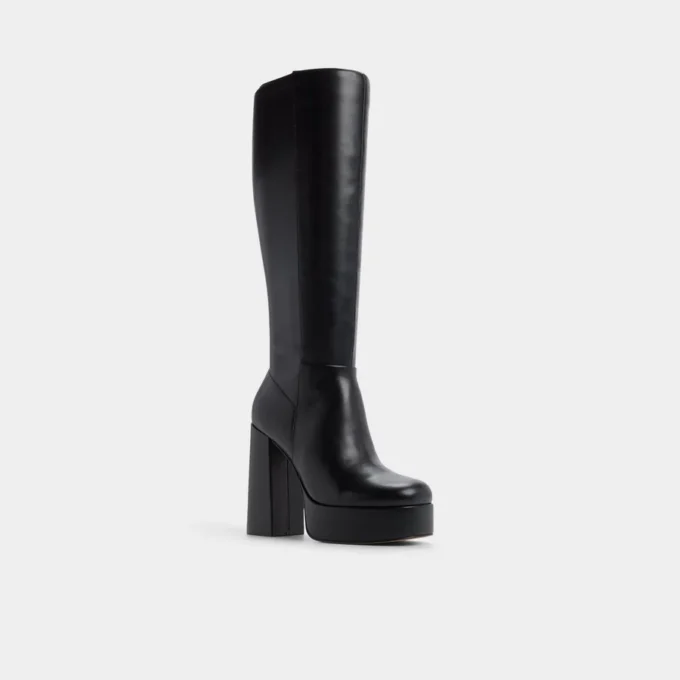 Albie-wc Kniestiefel, Weite Waden