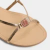 Andrina Flache Riemchensandale