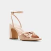 Angelknot Riemchensandale mit Blockabsatz