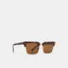 Apanas Rechteckige Sonnenbrille