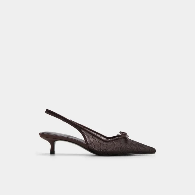 Azaro Slingback-Sandale mit Kitten-Absatz