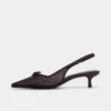 Azaro Slingback-Sandale mit Kitten-Absatz