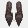 Azaro Slingback-Sandale mit Kitten-Absatz