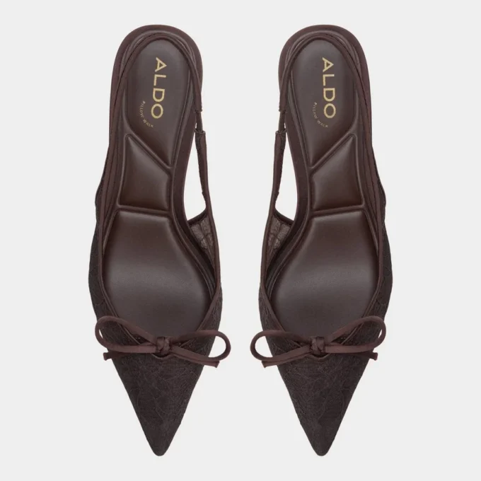 Azaro Slingback-Sandale mit Kitten-Absatz