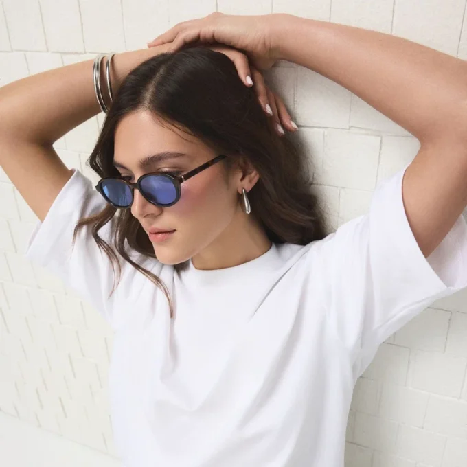 Beellax Ovale Sonnenbrille