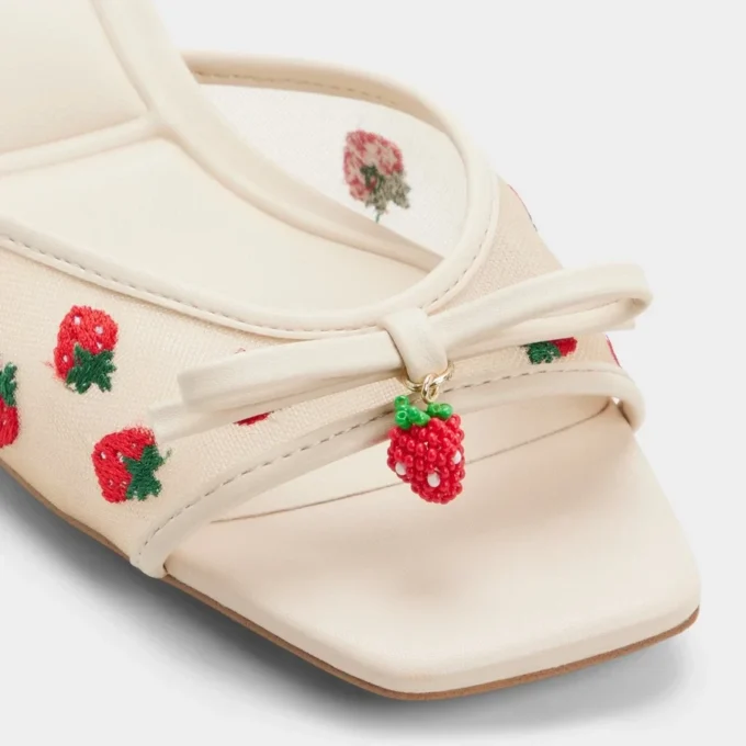 Begoniaa Pantolette mit Absatz, Kitten-Absatz