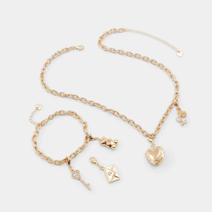 Bemyvalentine Halskette & Armband-Set