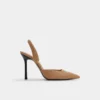 Berolden Slingback-Stiefel mit hohem Absatz, Stiletto-Absatz