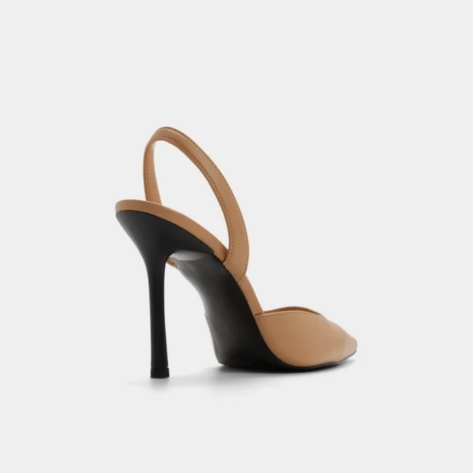 Berolden Slingback-Stiefel mit hohem Absatz, Stiletto-Absatz
