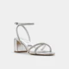 Boucliette Riemchensandale mit Absatz, Blockabsatz Boucliette Riemchensandale mit Absatz, Blockabsatz