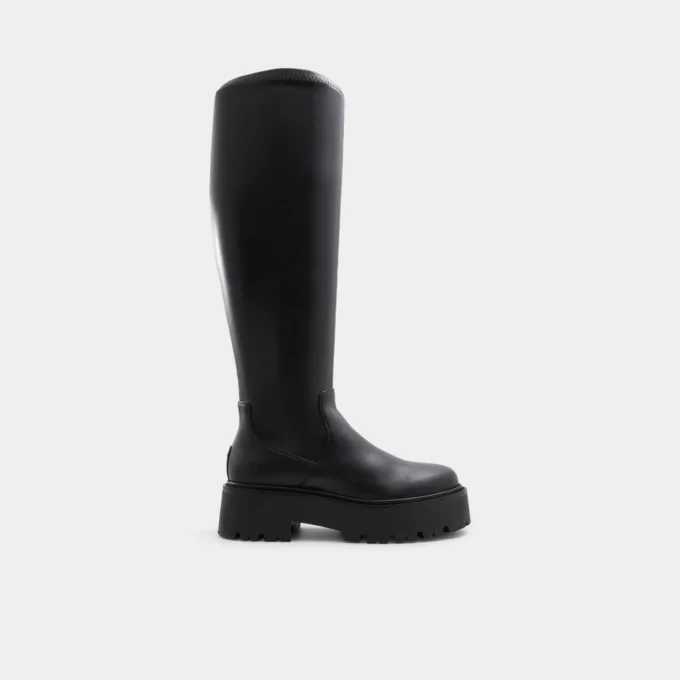 Carelden Kniestiefel, Profilsohle Carelden Kniestiefel, Profilsohle