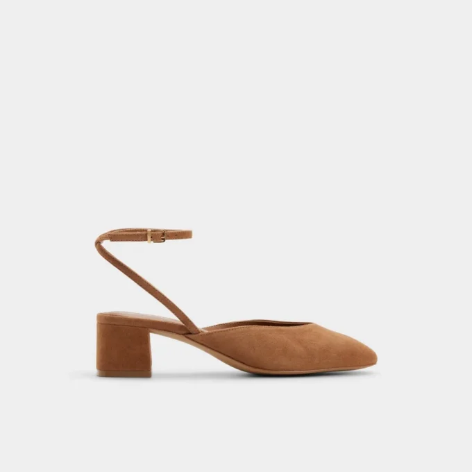 Elianie Riemchen-Pumps, Blockabsatz