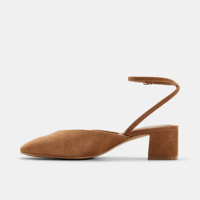 Elianie Riemchen-Pumps, Blockabsatz