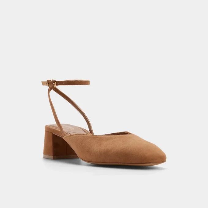 Elianie Riemchen-Pumps, Blockabsatz