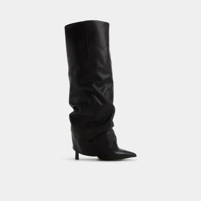 Enalavia Kniestiefel, Stiletto-Absatz