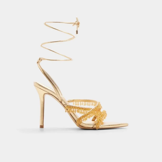 Flaming Riemchensandale mit Absatz, Stilettoabsatz