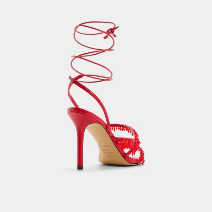 Flaming Riemchensandale mit Absatz, Stilettoabsatz Flaming Riemchensandale mit Absatz, Stilettoabsatz