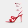 Flaming Riemchensandale mit Absatz, Stilettoabsatz Flaming Riemchensandale mit Absatz, Stilettoabsatz