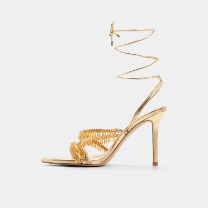 Flaming Riemchensandale mit Absatz, Stilettoabsatz