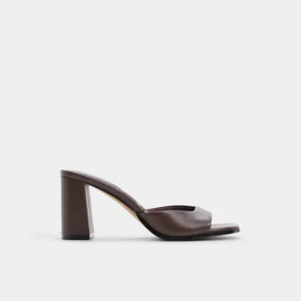 Lisia Pantolette mit Absatz, Blockabsatz
