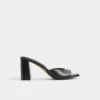 Lisia Pantolette mit Absatz, Blockabsatz