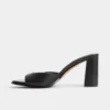 Lisia Pantolette mit Absatz, Blockabsatz