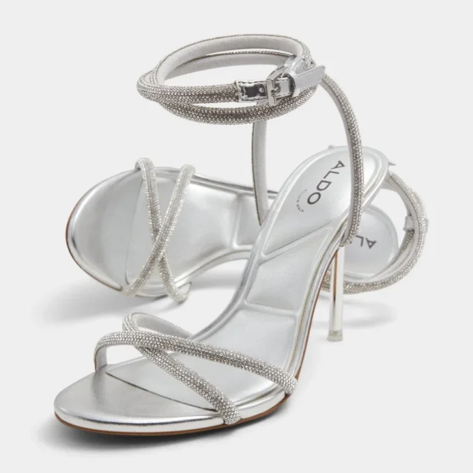 Manaelden Riemchensandale mit Absatz, Stilettoabsatz