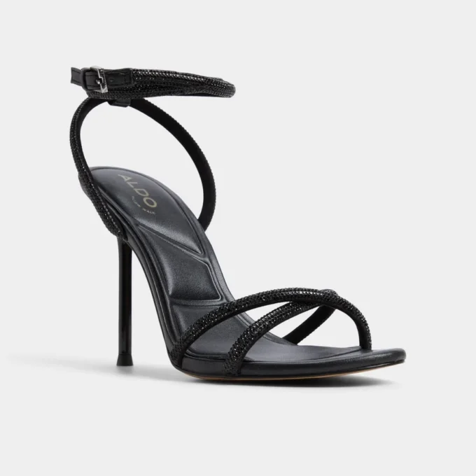 Manaelden Riemchensandale mit Absatz, Stilettoabsatz