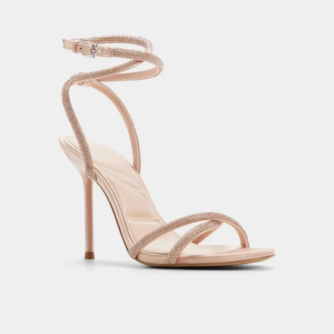 Manaelden Riemchensandale mit Absatz, Stilettoabsatz