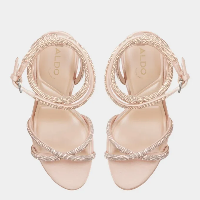 Manaelden Riemchensandale mit Absatz, Stilettoabsatz