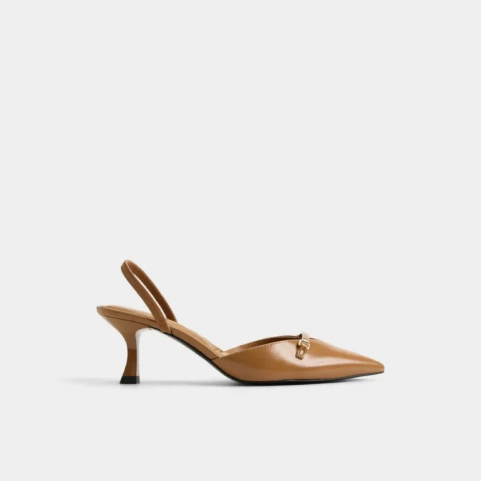 Nailah-xt Slingback-High-Heel, Kitten-Heel
