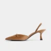 Nailah-xt Slingback-High-Heel, Kitten-Heel