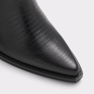 Nevada Western-Kniestiefel, Schwarz