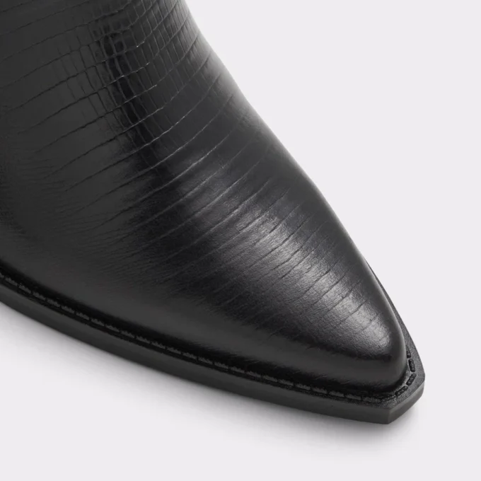 Nevada Western-Kniestiefel, Schwarz
