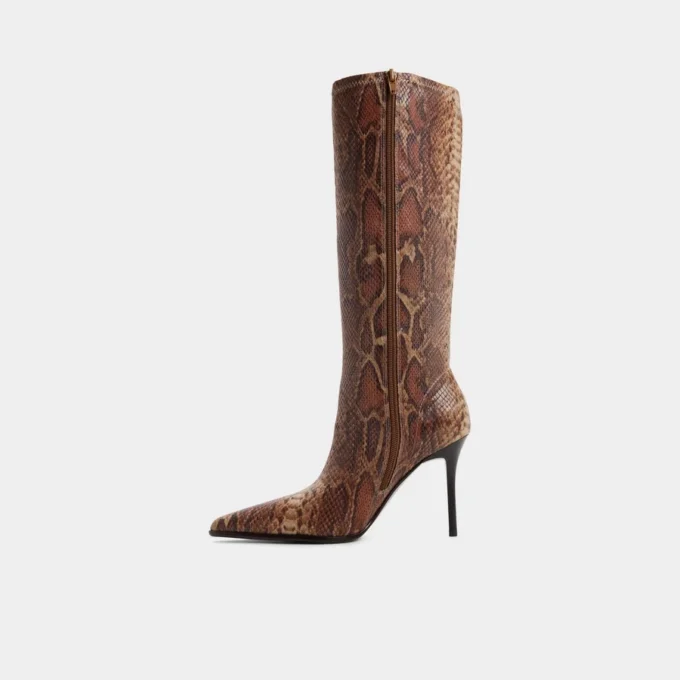 Re-emily Kniestiefel, Stiletto-Absatz