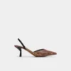 Re-olivia Slingback-High-Heel, Kitten-Heel