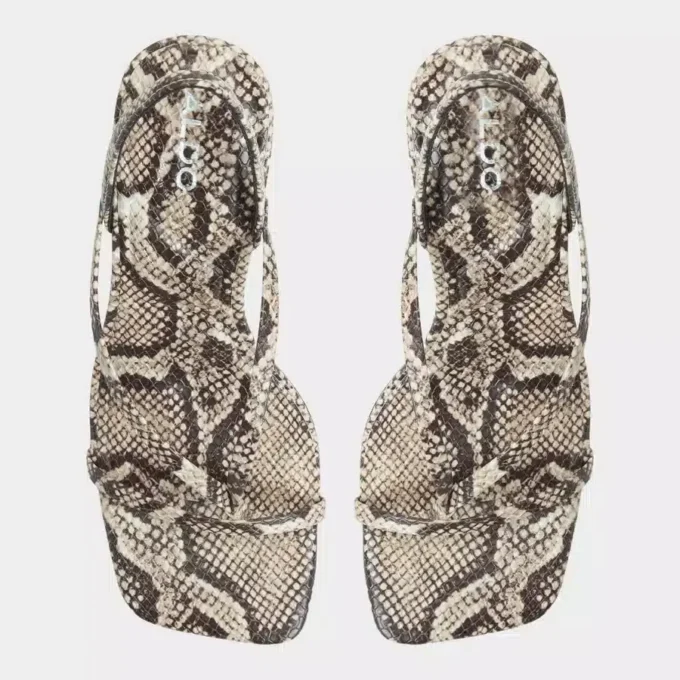 Riva Slingback-Sandale mit Absatz, Stiletto-Absatz Riva Slingback-Sandale mit Absatz, Stiletto-Absatz