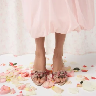 Rosalina Pantolette mit Absatz, Stiletto-Absatz