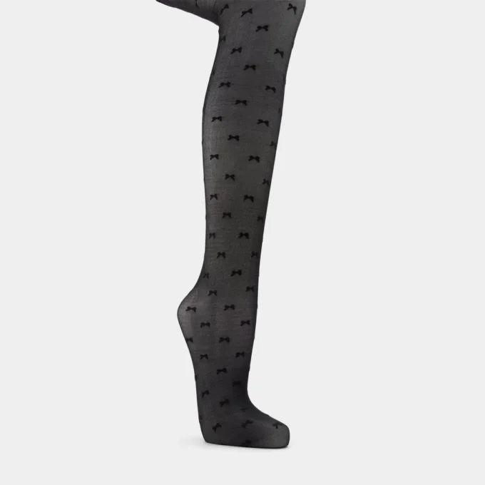 Strumpfhose mit Schleifen